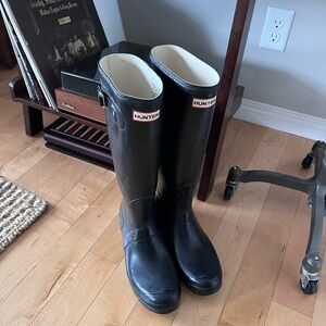 Men’s Hunter Classic Black Waterproof Boots